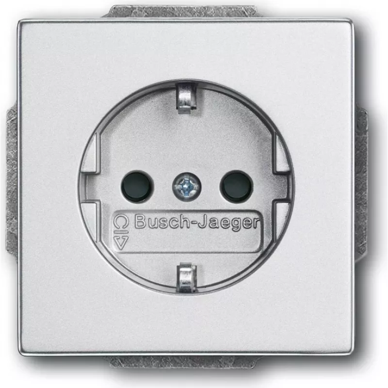 BUSCH JAEGER 2013-0-5272 - CEE 7/3 - 2P+E - Sidabrinis - 250 V - 16 A - 63 mm