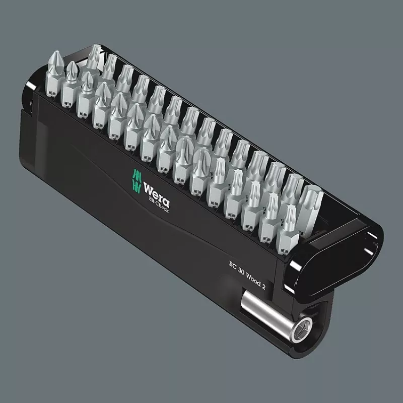 Wera 2 SB atsuktuvų antgalių rinkinys 30 vnt. Phillips Pozidriv