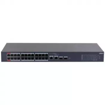 Dahua Technology DH-CS4226-24ET-375 tinklo komutatorius Valdomas L2 Gigabit Ethernet (10/100/1000) Maitinimas per Ethernet (PoE) Juoda
