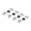 Pluoštinių optinių sujungimų korpusas DeLOCK 66997 Juodas Metalas 482x220 mm