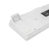 Klaviatūra White Shark RONIN balta USB QWERTY 68 klavišai LED