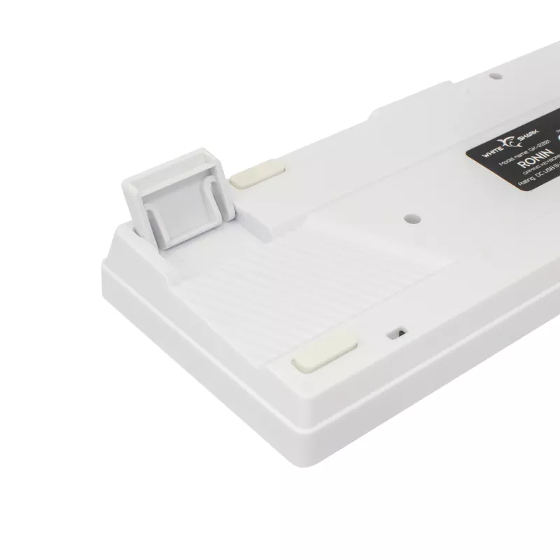 Klaviatūra White Shark RONIN balta USB QWERTY 68 klavišai LED