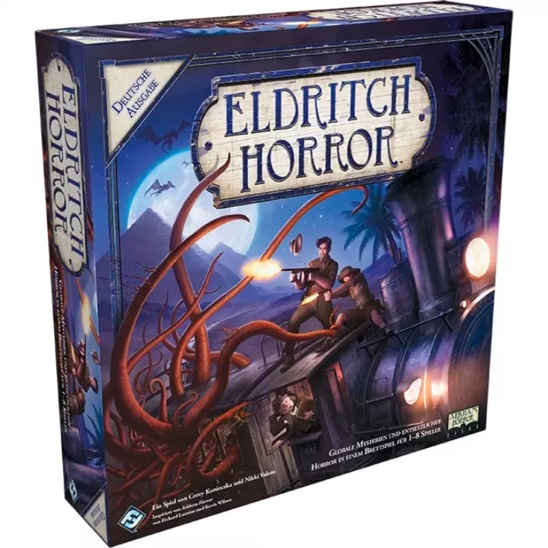 “Eldritch Horror” pagrindinis žaidimas šeimai