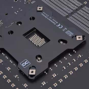 Atraminė plokštė Alphacool 13071 nerūdijantis plienas juoda 90 mm