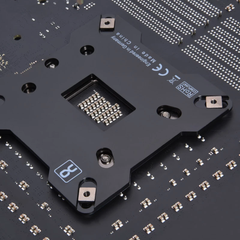 Atraminė plokštė Alphacool 13071 nerūdijantis plienas juoda 90 mm