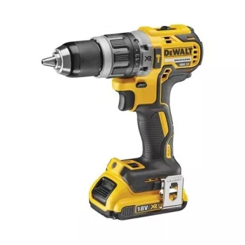 Belaidis gręžtuvas DeWalt DCD796D2-QW 18V Li-Ion, 2x2Ah, greito užspaudimo 13 mm griebtuvas, smūginis, 1,6 kg
