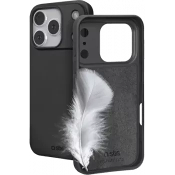 Dėklas SBS TEINSTIP1763PK, skirtas „iPhone 17 Pro“, juodas, vienspalvis