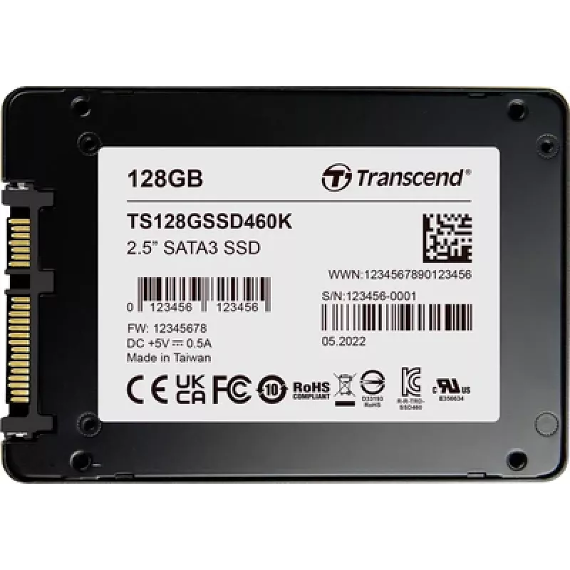 Transcend 128 GB vidinis mSATA SSD TS128GSSD460K-VS1 (TS128GSSD460K-VS1)