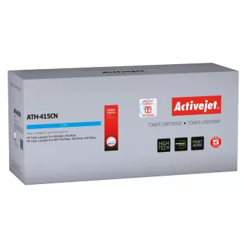 Activejet ATH-415CN toneris (HP 415A W2031A pakaitalas; Supreme; 2100 puslapių; mėlynas) su lustu