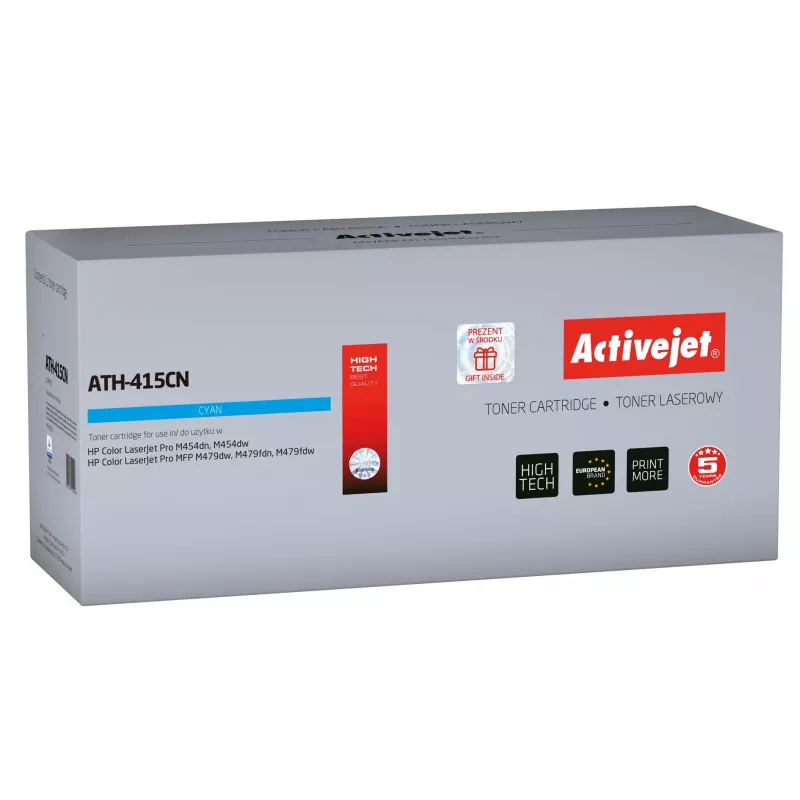 Activejet ATH-415CN toneris (HP 415A W2031A pakaitalas; Supreme; 2100 puslapių; mėlynas) su lustu