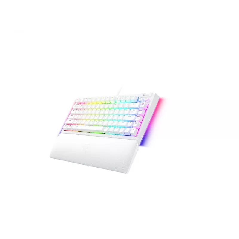 Mechaninė žaidimų klaviatūra Razer JuodaWidow V4 75% USB QWERTY US English balta