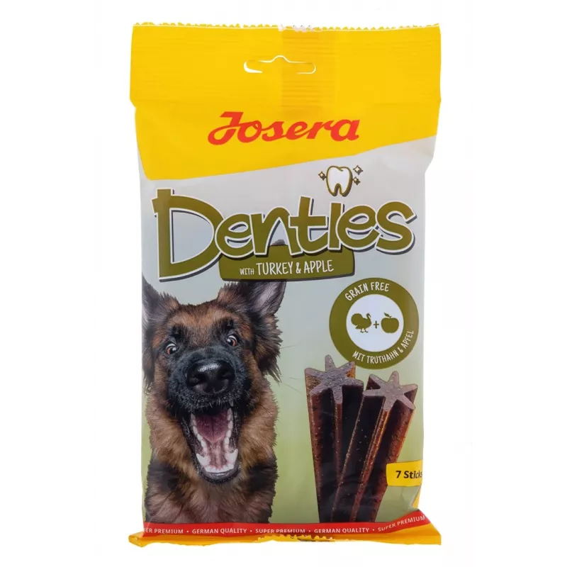 JOSERA Denties Turkey with apple - šunų skanėstas - 180g
