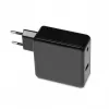 Nešiojamojo kompiuterio maitinimo adapteris IBOX IUZ65WA, AC-DC automatinis 100–240V → 18.5–20.5V, 65W, 1×USB, juodas