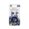 Sbox USB->Micro USB 90 M/M 1,5 m USB-MICRO-90BL mėlynių mėlyna