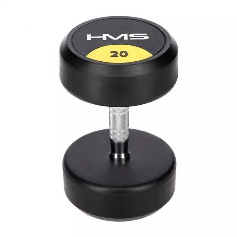 Gumuotas hantelis 20 kg HMS HG PRO 20