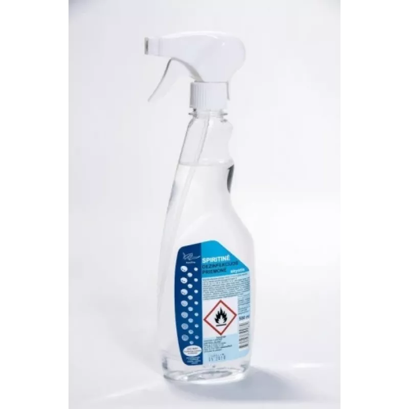 Spirito paviršių dezinfekantas su purkštuvu, 500 ml