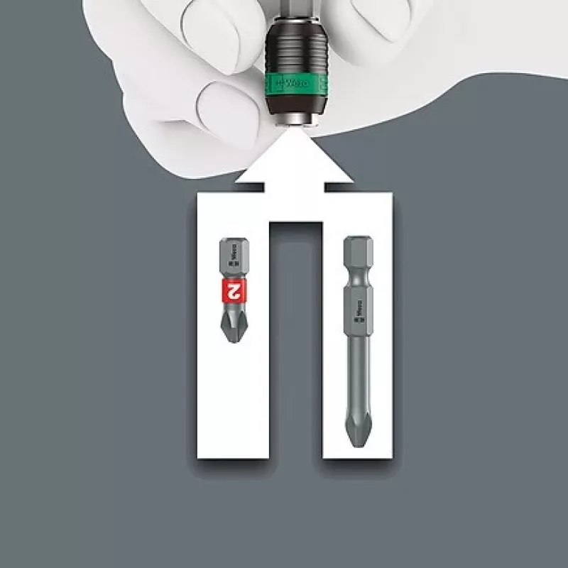 Wera 826 T Kraftform Turbo antgaliai