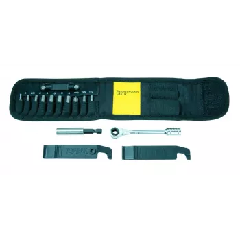 TOPEAK Ratchet Rocket Lite DX veržliarakčių rinkinys, kompaktiškas reketinis daugiafunkcis įrankis (T-TT2524)