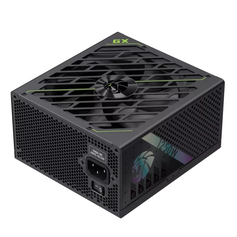 Gamemax maitinimo blokas, 80 PLUS, Gold | GX PRO 1250G | 1250 W | Visiškai modulinis