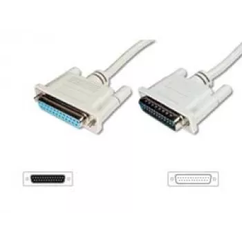 Digitus Datatransfer prailginimo laidas D-Sub25/M - D-Sub25/F