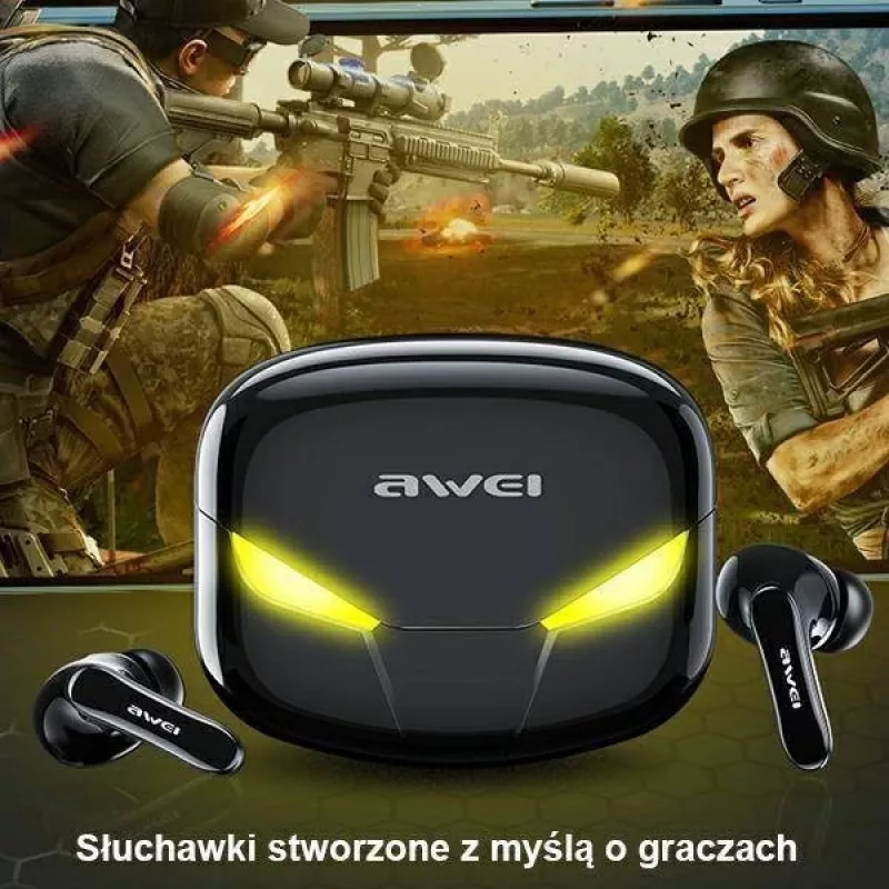 Ausinės Awei T35 TWS juodos