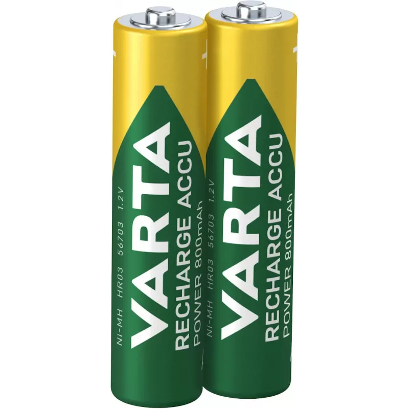 Varta akumuliatorius VARTA R2U Ni-MH AAA (Micro) 800mAh 1,2V / 2 vnt. lizdinėje pakuotėje (56703 101 402)