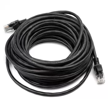 Kabelis Cat5E UTP, 10 m, juodas