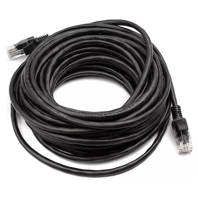Kabelis Cat5E UTP, 10 m, juodas