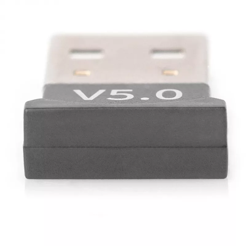 Digitus DN-30211 USB 2.0 adapteris, juodas, plastikinis, kompaktiškas dizainas