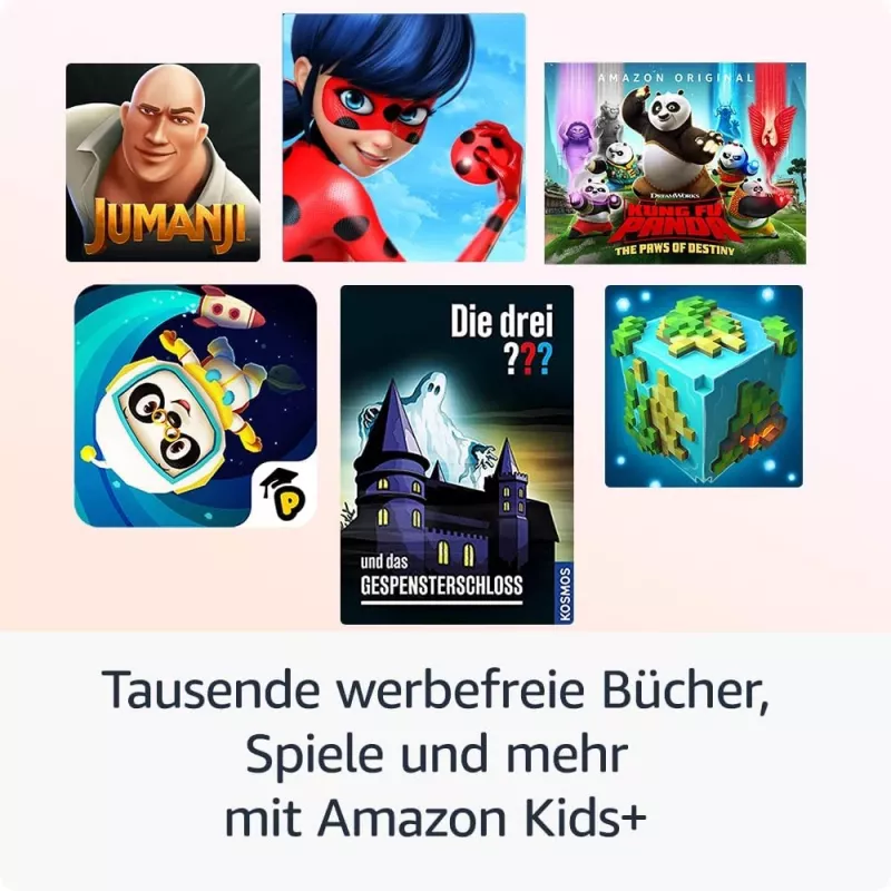 Amazon | Fire HD 8 Kids Pro (2024) | Pink | 1280 x 800 pikselių | 32 GB | Wi-Fi | 802.11ac | Bluetooth versija 5.2
