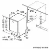 Įmontuojama indaplovė Bosch SPV4EKX24E, 9 vietų, 44 dB
