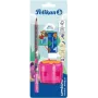 Pelikan mokomasis pieštukas rinkinys Combino BS, Rad., Ansp., rožinis (821612)