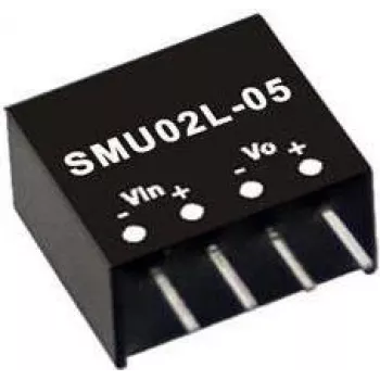 maitinimo adapteris mean well SMU02L-15, įvestis 4,5–5,5 V, išvestis 15 V, 2 W