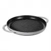 Grill pan ZWILLING STAUB Apvali 30 cm Pilka