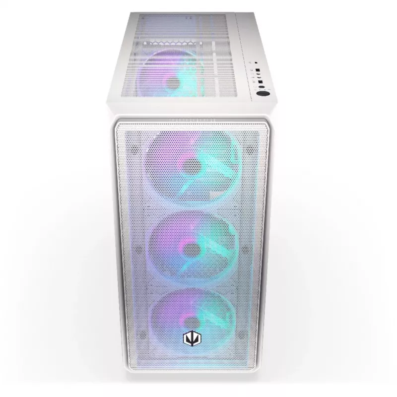 Endorfy Arx 700 ARGB PC korpusas, Midi-Tower, ATX, grūdintas stiklas - su 4x 140 mm ARGB ventiliatoriais, balta (EY2A017)