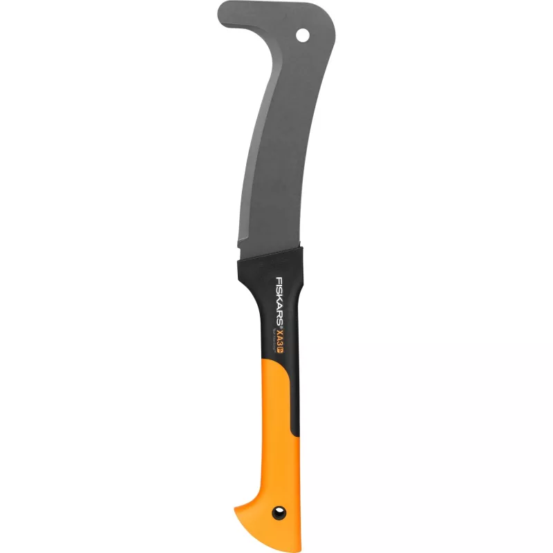 Fiskars 1003609 Juodas, pilkas, oranžinis peilis su fiksuotu ašmeniu