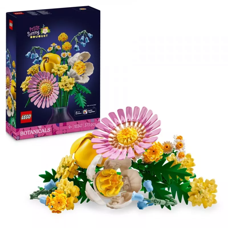 LEGO ICONS 10347 Botaninė kolekcija – Maža saulėta puokštė