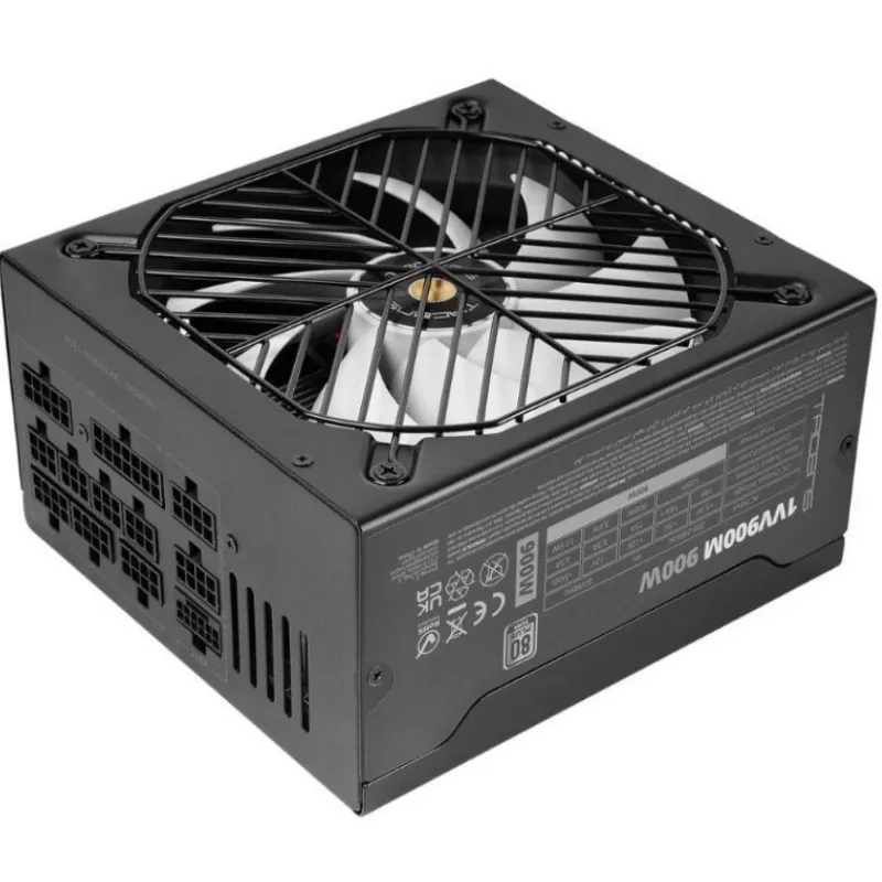 Maitinimo blokas TACENS VALEO V 900M 900W ATX 3.1 80 PLUS Sidabrinė, modulinis, 67A +12V, 14cm ventiliatorius