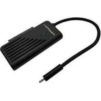 LC-Power adapteris USB-C, skirtas 1xNVMe-M.2 SSD ir 1x2,5''/3,5'' HDD - Adapteris (LC-ADA-USB-SATA-NVME)