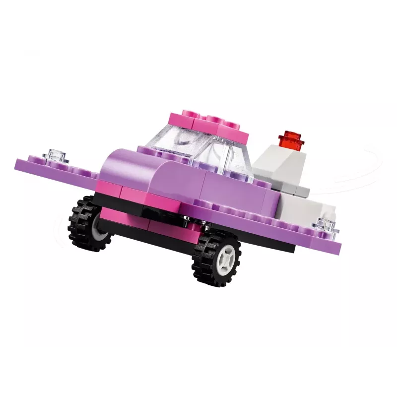 LEGO Classic kūrybinės transporto priemonės – spalvingų automobilių modelių rinkinys su policijos automobilio žaislu ir 11023 klasikine žalia pagrindo plokšte 32x32, skirta pievos statybai