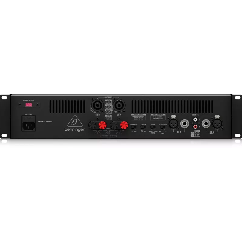 Behringer KM750 garso stiprintuvas, 2.1 kanalai, juodas