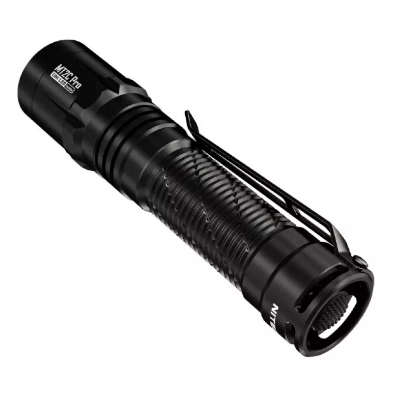 Rankinis žibintuvėlis Nitecore MT2C Pro, kompaktiškas aliumininis LED, USB įkraunamas, 50 lm min, atsparus vandeniui 2 m, smūgiams atsparus, 117.5 mm, 64 g, juodas