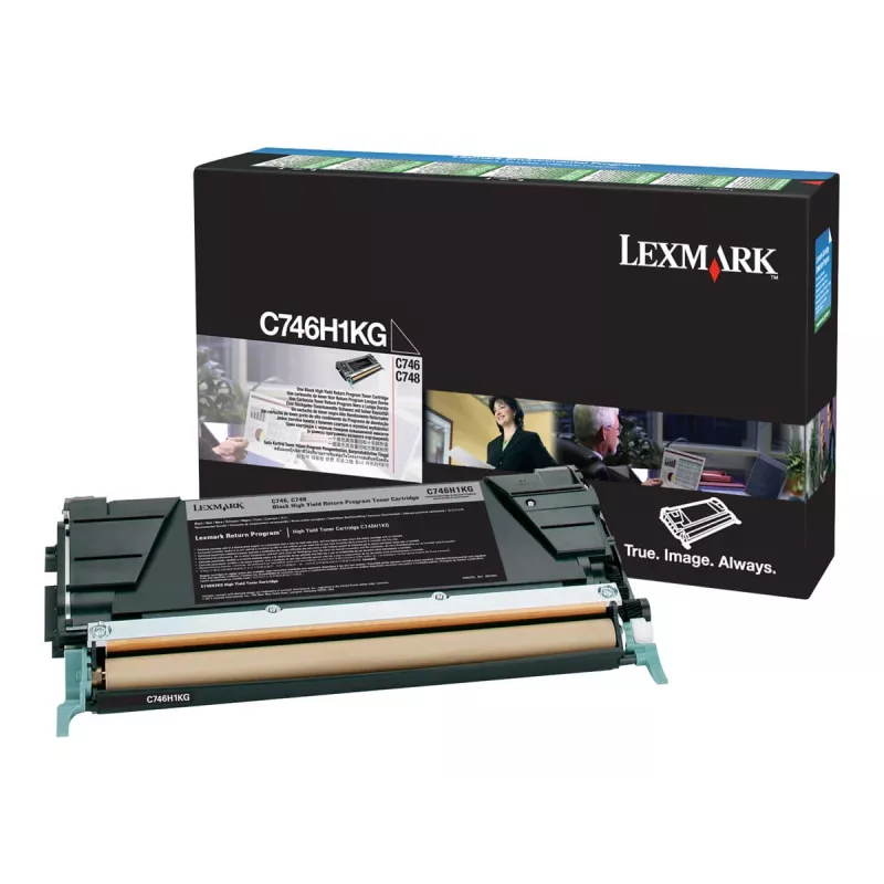 Lexmark C746H1KG juodas dažiklis, 10 000 lapų