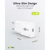 USB-C PD GaN greitas įkroviklis plonas (30 W) (balta)