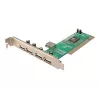 LogiLink PC0028 USB 2.0 PCI plėtotės plokštė, 4 išoriniai + 1 vidinis prievadas