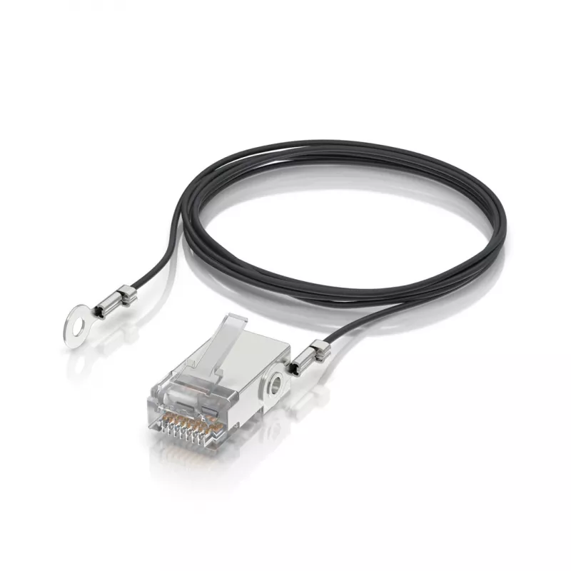 Tinklo kabelis Ubiquiti UISP-CONNECTOR-GND 1 m RJ-45 juodas
