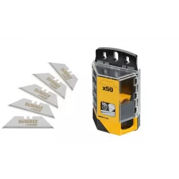 Trapecijos formos peiliukai DeWalt DWHT8-11131 — 50 vnt., volframo karbido antgaliai