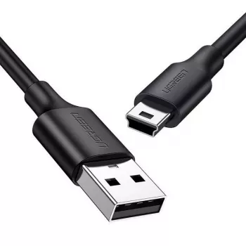 Ugreen USB kabelis - mini USB 480 Mbps 3 m US132 (juodas)