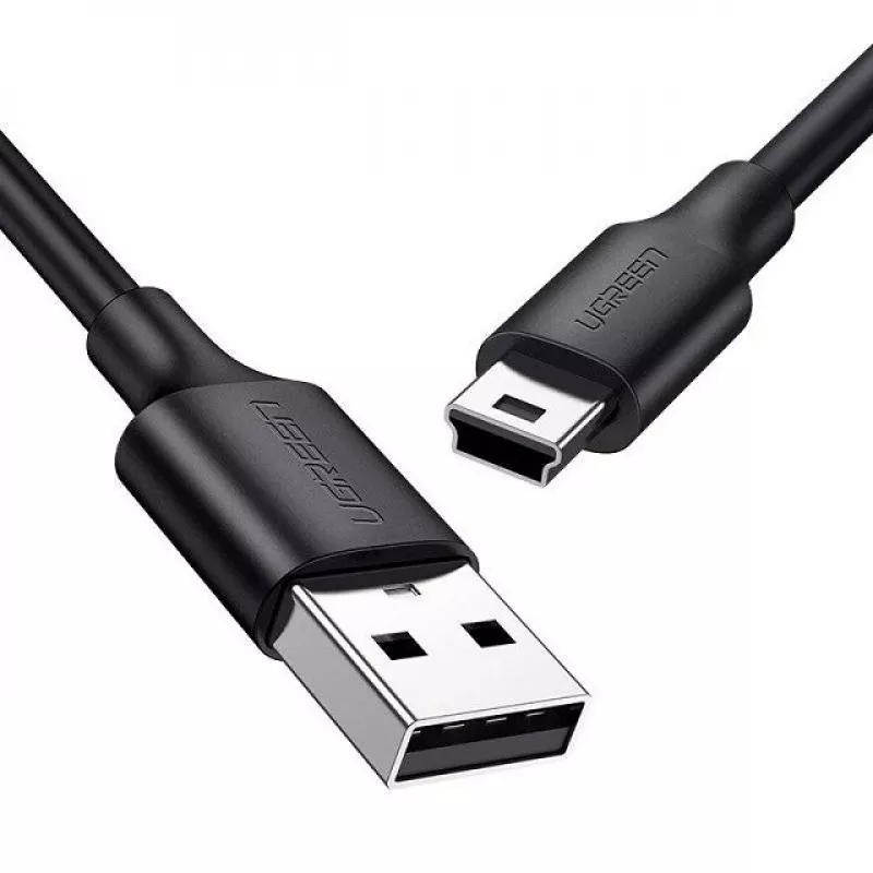 Ugreen USB kabelis - mini USB 480 Mbps 3 m US132 (juodas)