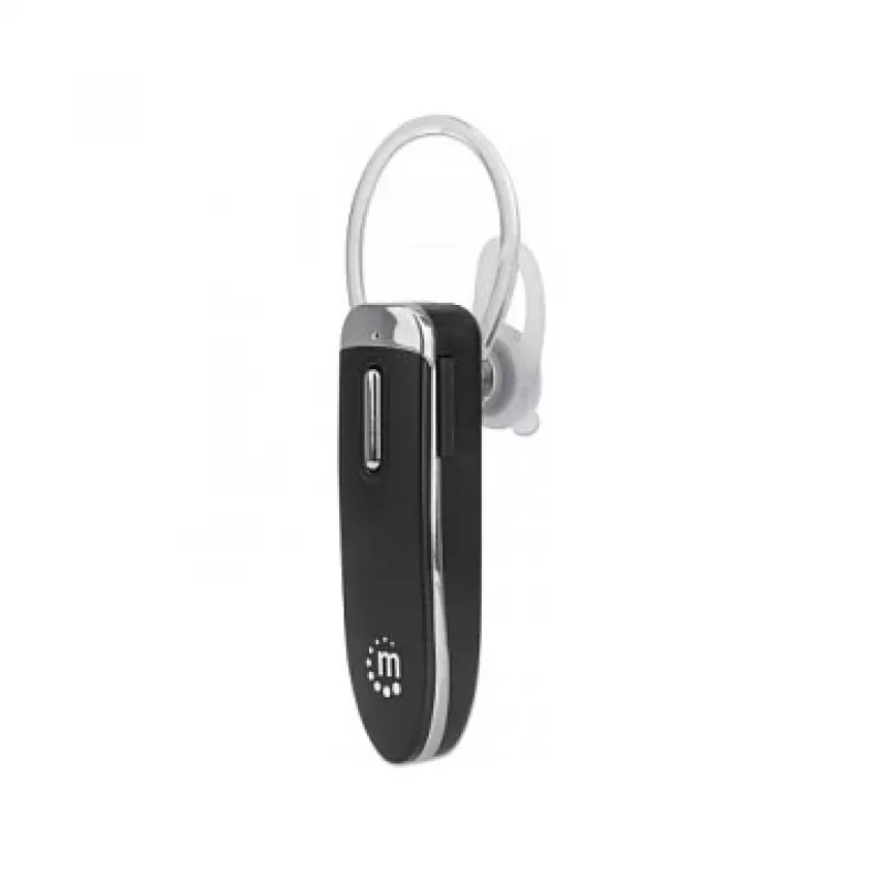 Manhattan vienos ausies Bluetooth ausinės, įvairiakryptis mikrofonas, integruoti valdikliai, juodos, 10 val. naudojimo trukmė, veikimo nuotolis 10 m, USB-A įkrovimo laidas pridedamas, Bluetooth v4.0, 3 metų garantija